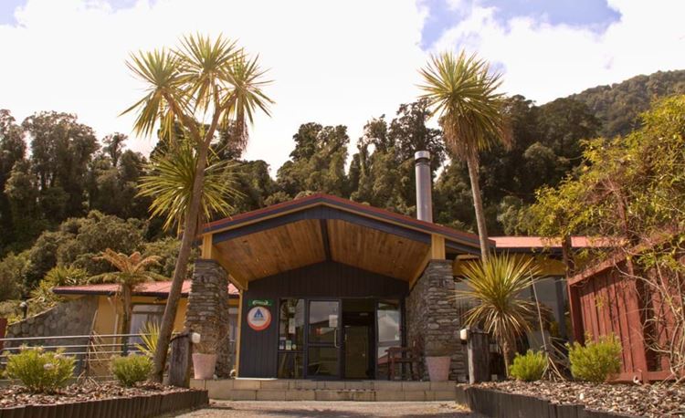 YHA Franz Josef exterior view of front entrance