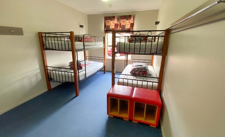 4 bed dorm or private family room at YHA Rotorua